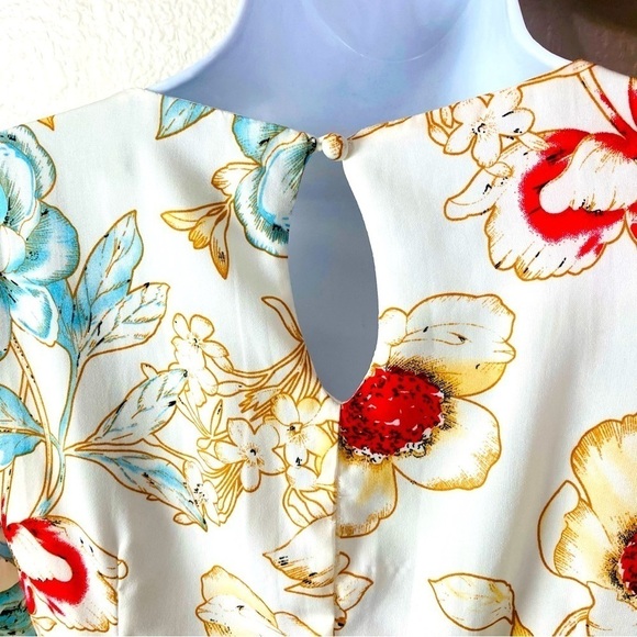 Roolee Spring Floral Maxi Dress Size S - Picture 6 of 12